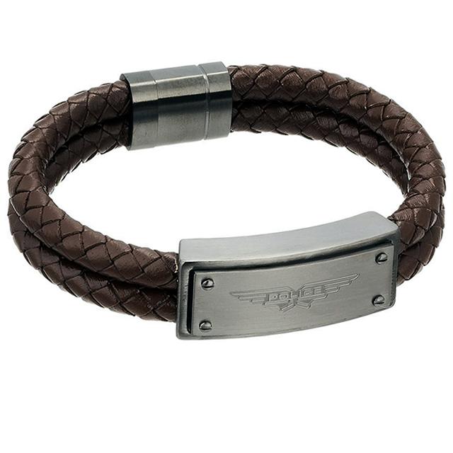 POLICE ポリス メンズ ブレスレット POLICE VIGAN GB2102533 ブラウン 