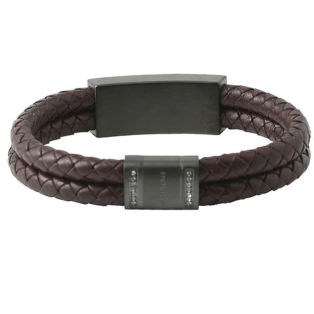 POLICE ポリス メンズ ブレスレット POLICE VIGAN GB2102533 ブラウン 
