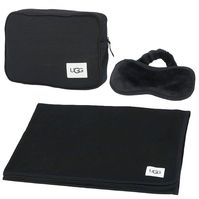 【UGG 】ブランケット•アイマスク•ポーチ　トラベル３点セット UGG アグ トラベルセット ブランケット アイマスク ポーチ 3点セット