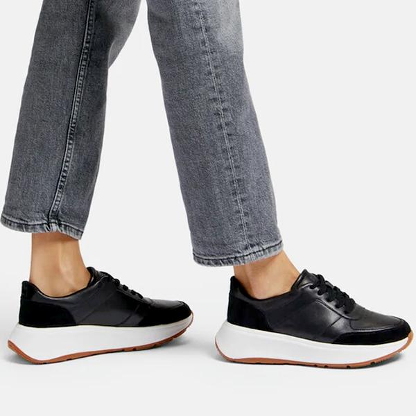 FitFlop（フィットフロップ） レディース スニーカー レザー 靴 幅広