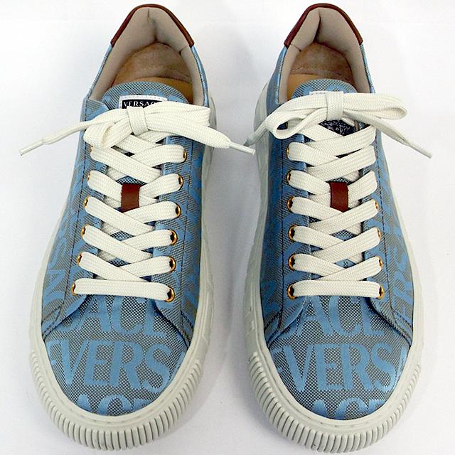 ☆VERSACE ヴェルサーチ ロゴ スニーカー/メンズ/8/27cm☆新作 VERSACE（ヴェルサーチェ） ヴェルサーチ メンズ スニーカー DSU8404