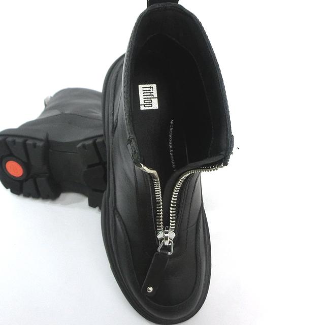 ●残り1点●fitflop/レザーアンクルブーツ/ショートブーツ/24.5㎝ fitflop/レザーアンクルブーツ/ショートブーツ/24.5㎝/ブラウン