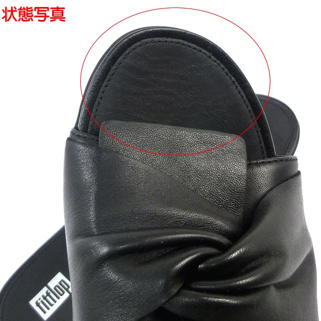 未使用品　fitflop グリッターサンダルBLACK　　US07 24センチ 未使用品 fitflop グリッターサンダルBLACK US07 24センチ