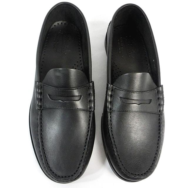 Paraboot CORAUX ローファー ブラック サイズ5 Paraboot｜CORAUX RAID モカシンローファー 厚底タイプ メンズ