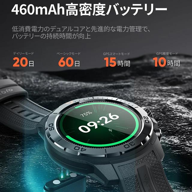 【アウトレット 特価SALE】ミブロ スマートウォッチ Mibro GS Explorer 腕時計 SP380013 正規品の画像