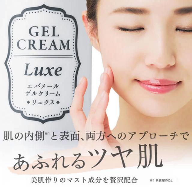 エバメール お徳用2本セット ゲルクリーム リュクス ポンプ 120g 日本
