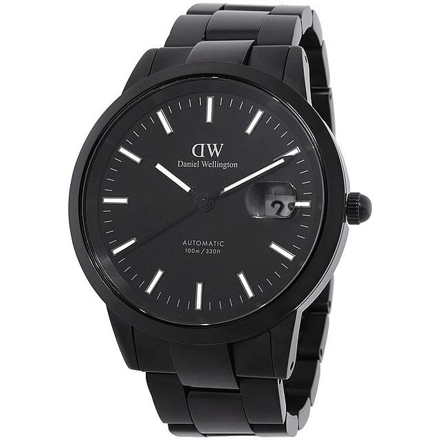 ダニエルウェリントン 自動巻 腕時計 40mm メンズ  Daniel Wellington Iconic Link Automatic Black DW00100753  正規品の画像