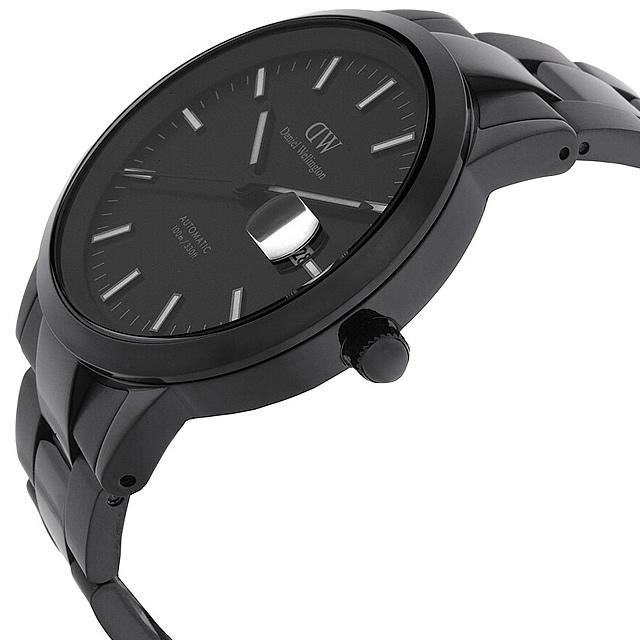 ダニエルウェリントン 自動巻 腕時計 40mm メンズ  Daniel Wellington Iconic Link Automatic Black DW00100753  正規品の画像