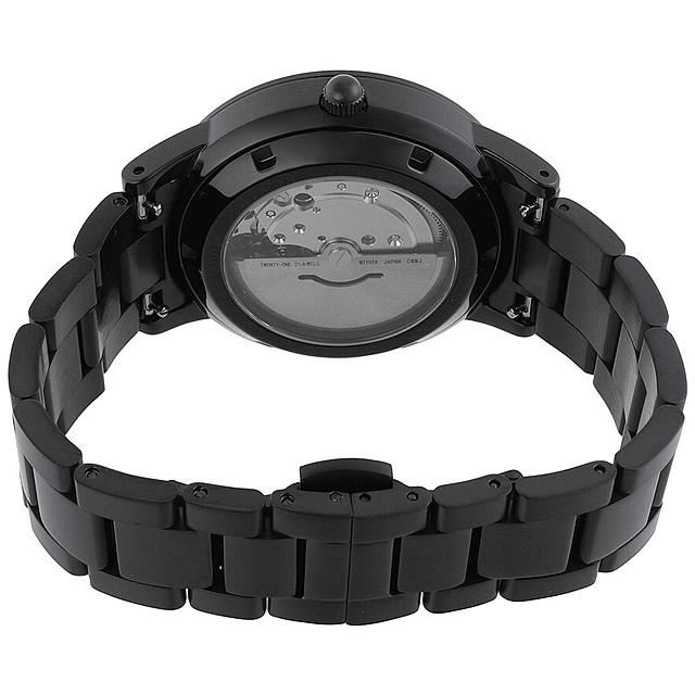 ダニエルウェリントン 自動巻 腕時計 40mm メンズ  Daniel Wellington Iconic Link Automatic Black DW00100753  正規品の画像