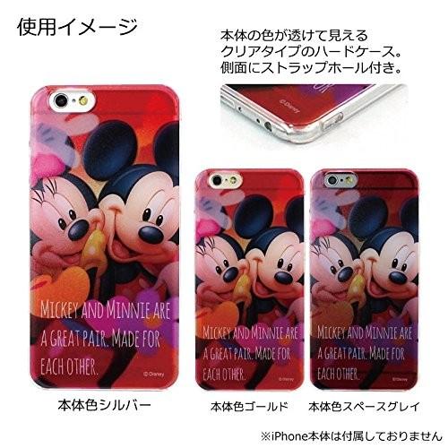 ディズニー iPhone 6s / 6 対応 スマホケース オーバーレイシリーズ DN-324A / ミッキー＆ミニー｜pre-q｜02