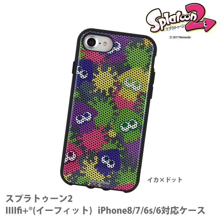 スプラトゥーン2 Iiiifi R イーフィット Iphone Se 第2世代 8 7 6s 6対応ケース Spla 04a イカ ドット ぷりきゅー 通販 Yahoo ショッピング