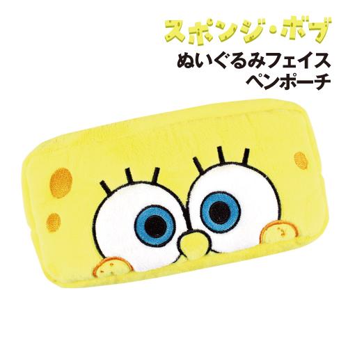 T'S FACTORY スポンジ・ボブ ぬいぐるみフェイスペンポーチ SB