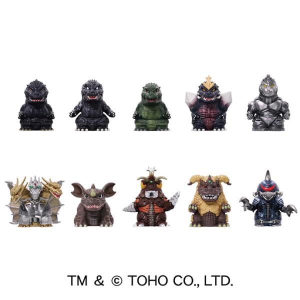 エンスカイ ゴジラ ソフビパペットマスコット3 / 全10種 ランダム どれ