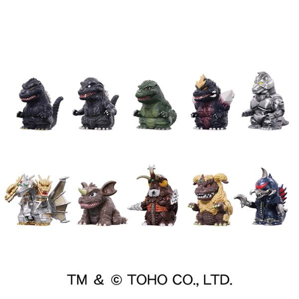 エンスカイ ゴジラ ソフビパペットマスコット3 / 全10種 ランダム どれ