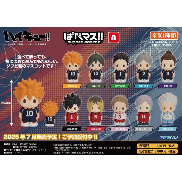 エンスカイ アニメ「ハイキュー!!」 ぱぺマス!! A / 全10種 ランダム