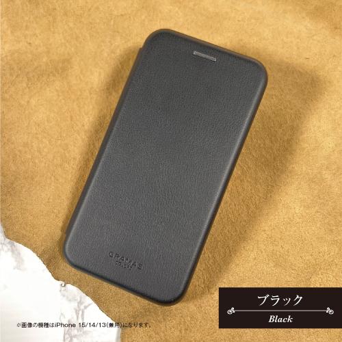 送料無料 GRAMAS/グラマス【EURO Passione】PUレザー フォリオケース iPhone15Pro/iPhone 15/iPhone14/13 手帳型ケース フリップケース 合皮 ワイヤレス充電｜pre-q｜02