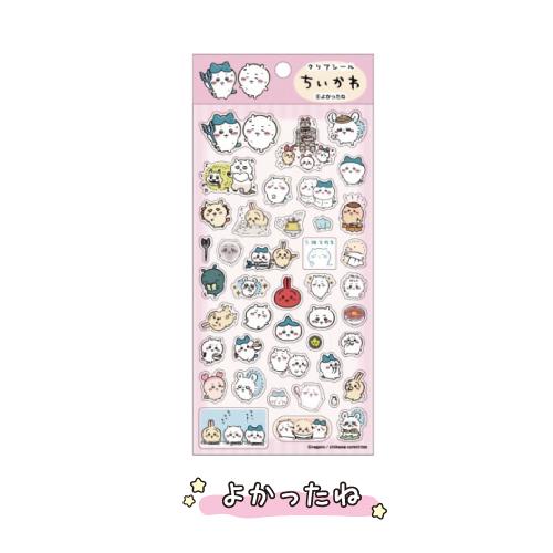 ちいかわ ハチワレ うさぎ モモンガ ステッカー クリアファイル ぬいぐるみ エンスカイ ちいかわ クリアシール /ちいかわ ハチワレ うさぎ