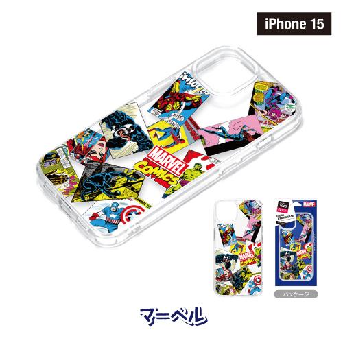 Disney iPhone15 iPhone15Pro用 クリアハイブリッドケース PG-D23A-BPT08-31 /蒸気船ウィリー ミッキー＆フレンズ アリス アリエル くまのプーさん｜pre-q｜10