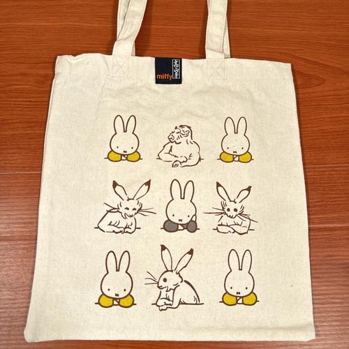 マリモクラフト miffy×鳥獣戯画 トートバッグ DBC-232-4 /なに？なに