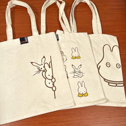 マリモクラフト miffy×鳥獣戯画 トートバッグ DBC-232-4 /なに？なに