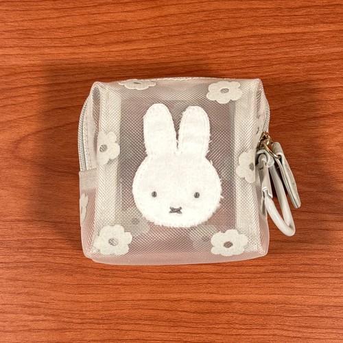 マリモクラフト MIFFY/ミッフィー メッシュミニポーチ／チェリー 