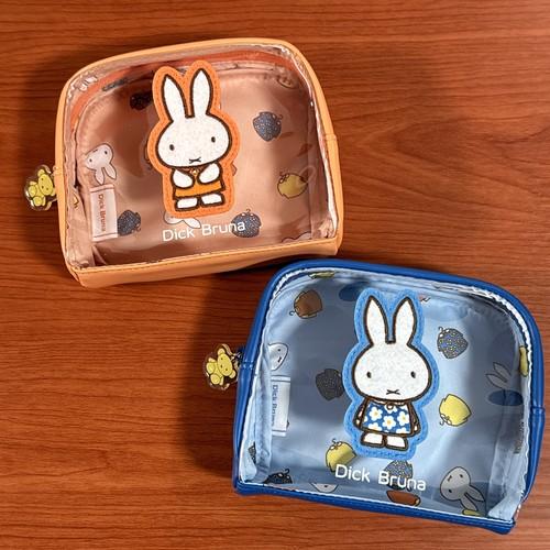 送料無料 MIFFY/ミッフィー ボックスポーチ My Favorite Dress DBM-3394-5 / オレンジ ブルー
