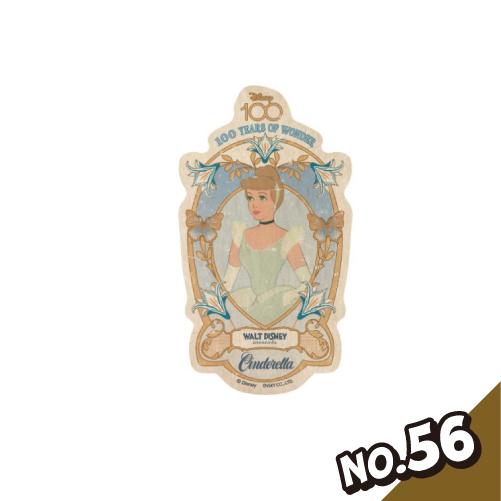 S51 ヴィンテージ調 トラベル ステッカー エンスカイ Disney100 トラベルステッカー ヴィンテージ調