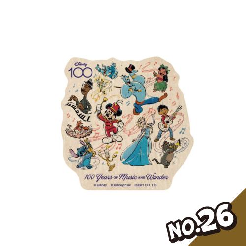 エンスカイ Disney100 トラベルステッカー ヴィンテージ調