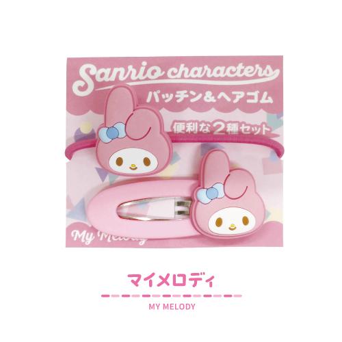 アイプランニング サンリオキャラクターズ パッチン＆ヘアゴムセット K