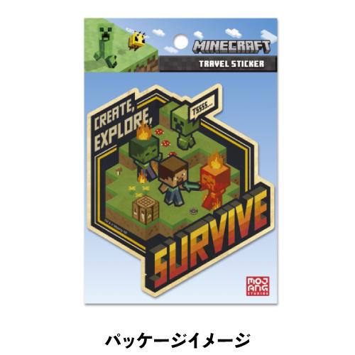 エンスカイ MINECRAFT マインクラフト トラベルステッカー