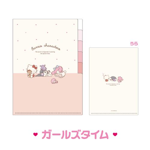 T'S FACTORY サンリオ 5インデックスクリアファイル SR-554349A