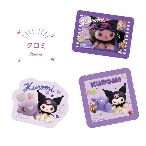 T'S FACTORY サンリオ／MY MELODY ＆ KUROMI クリアステッカーセット