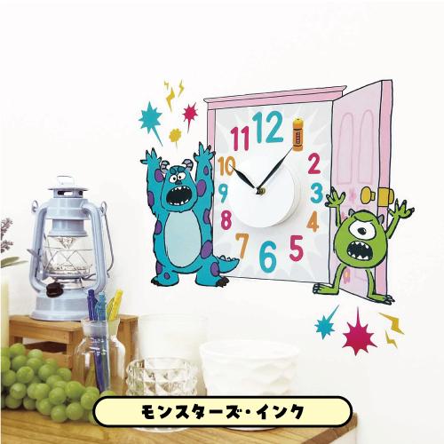 ディズニー/ディズニーピクサー ウォールクロックステッカー WC-D-01-4 /ミッキー＆ミニー くまのプーさん トイ・ストーリー モンスターズ・インク | 東洋ケース | 04