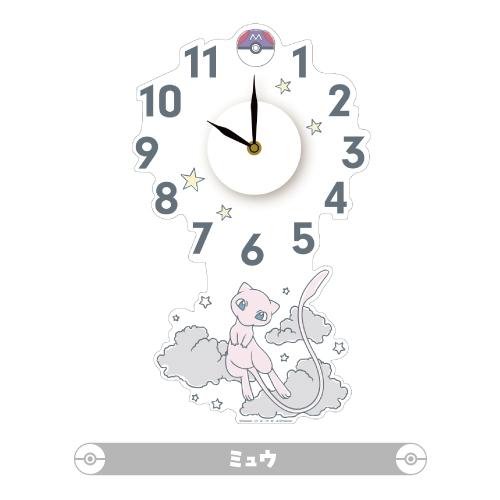送料無料 ポケットモンスター ウォールクロックステッカー WC-PM-01-3 /ピカチュウ＆イーブイ フシギダネ＆ヒトカゲ＆ゼニガメ ミュウ ポケモン | 東洋ケース | 03