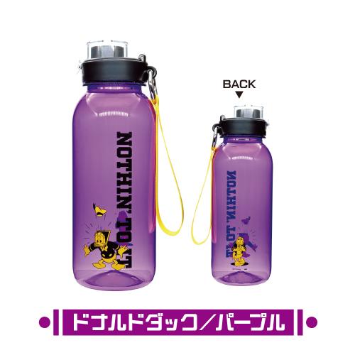 ディズニー ランド ドリンクボトル ハロウィン 2017年 水筒 紫 パープル 大西賢製販 ディズニー ストラップ付きドリンクボトル Lサイズ WDJ