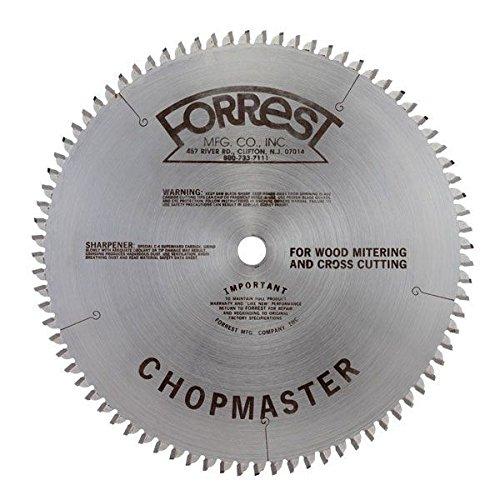 オンラインストア銀座 Forrest CM12806115 Chopmaster 12-Inch 80-tooth ATB Miter Saw Blade with 1-Inch Arbor