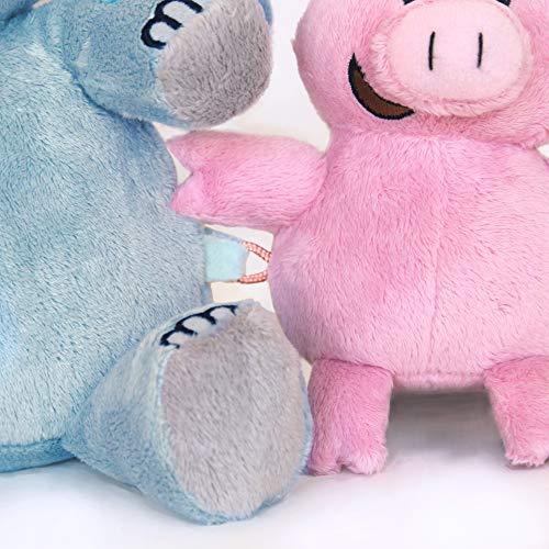 5％クーポン有り YOTTOY Mo Willems Collection | Pair of Elephant ＆ Piggie Soft Stuffed Animal Plush Toys - 7” ＆ 5” Sitting