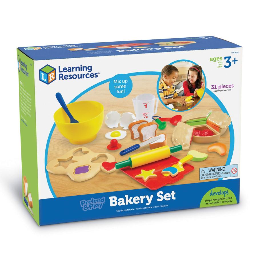 【日本未発売】 Learning Resources Pretend ＆ Play Bakery Set - 31 Pieces， Ages 3+ Pretend Play Toys for Toddlers， Bakery Toys， Preschool Learning Toys， Kitchen Play