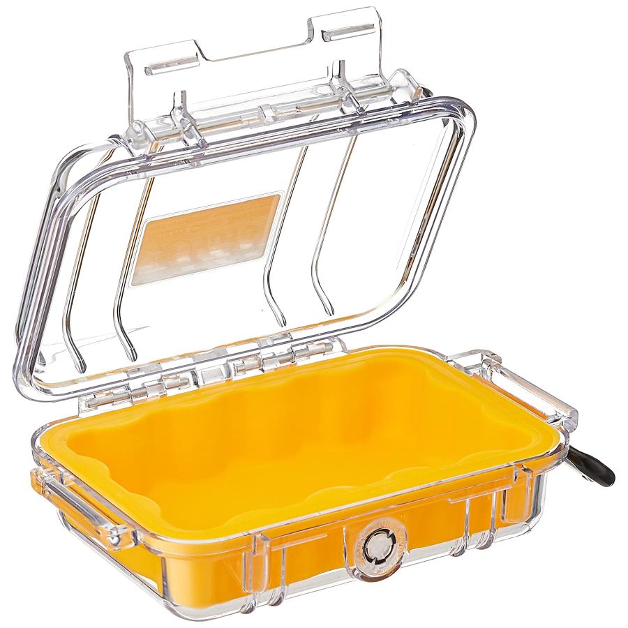 すぐったレディース福袋 Pelican 1010 Micro Case Yellow/Clear