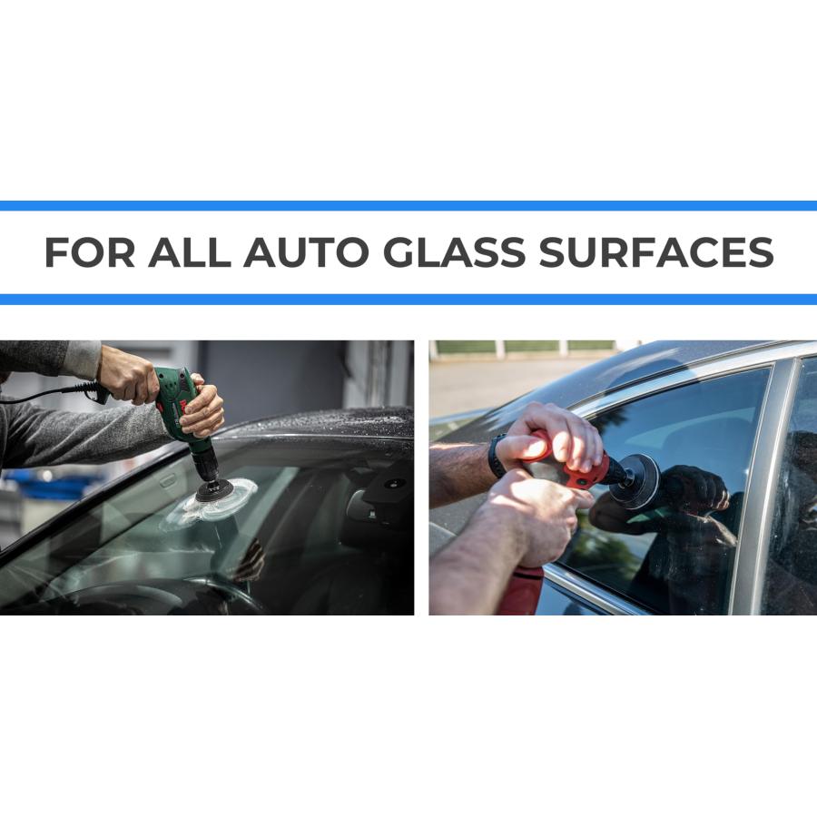 値下・値下げ Glass Polish 21005 DIY Windshield Polishing Kit for Electric Drills - Restore Clarity to Windshields and Auto Glass Surfaces