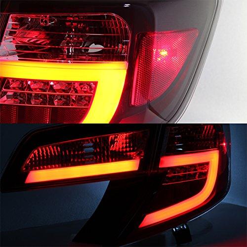 入荷済み AKKON - For 12-14 Toyota Camry Black Bezel LED Light Tube Design Rear Tail Lights Brake Lamps Replacement 4pcs