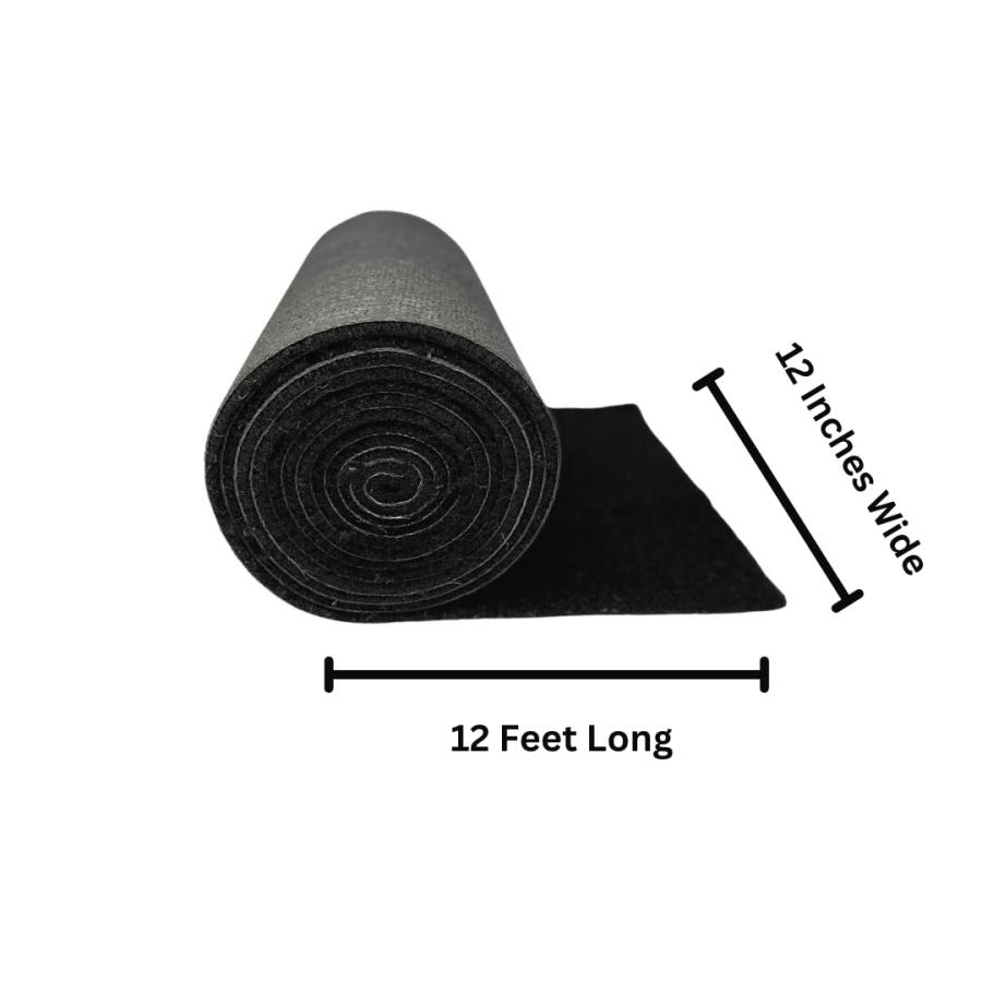 販売価格の低下 Carpet by the Foote， 16oz Boat Trailer Bunk Carpet， Marine Carpet， Trailer Guide Carpet， 12in. Wide x 12´ft. Long， Black