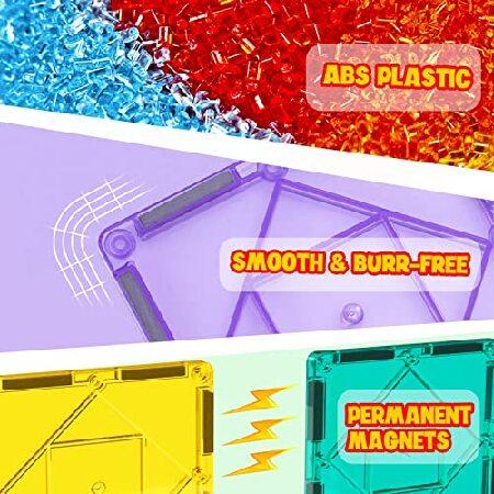人気激安 GobiDex Magnetic Tiles STEM Building Toys for 3+ Year Old Boys and Girls Preschool Classroom Must Haves Blocks Game