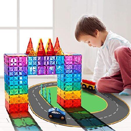 人気激安 GobiDex Magnetic Tiles STEM Building Toys for 3+ Year Old Boys and Girls Preschool Classroom Must Haves Blocks Game