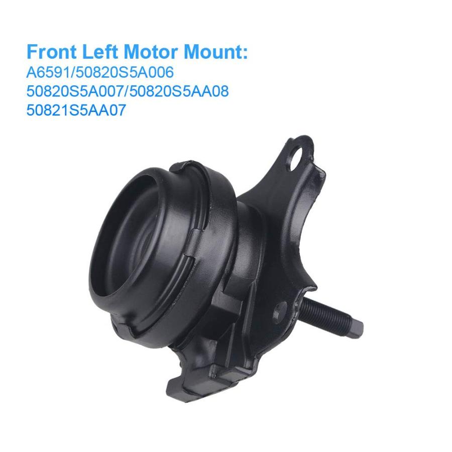 直営店 JDMON Compatible with 4Pcs Engine Motor Mount Honda Civic 1.7L Automatic Trans 2001 -2005 Compatible with A4511 A6588 A6591 A6595