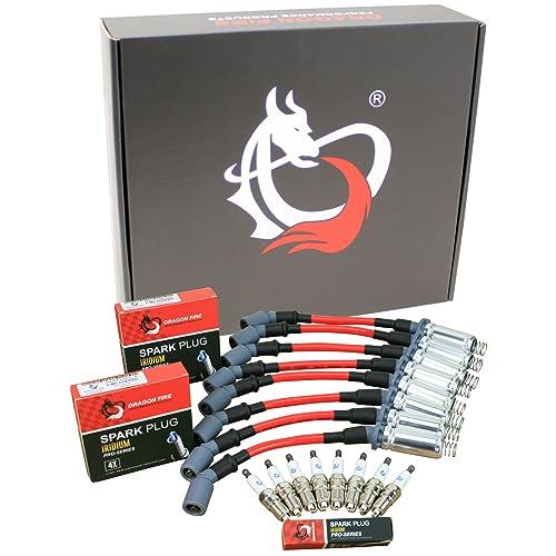 Dragon Fire Performance Ignition Tune Up Kit Spark Plug Wire Set