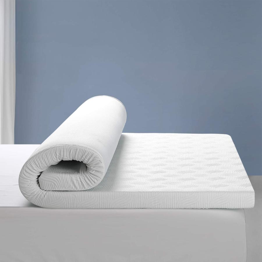 Fairyland 3 Inch Memory Foam Mattress Topper for Full Bed, Washable