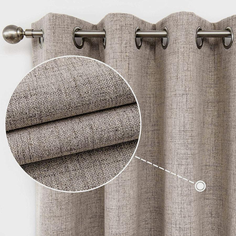 CUCRAF 100% Blackout Window Curtains for Bedroom Noise Reducing