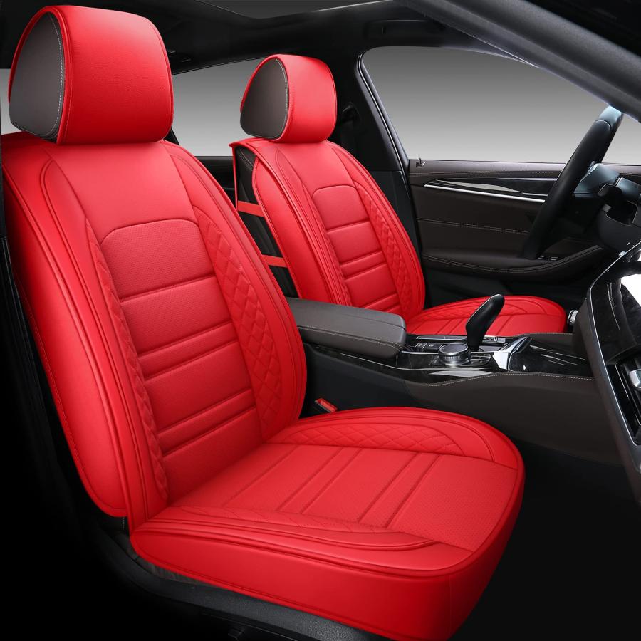 店舗の商品販売 SPEED TREND Car Seat Covers - Premium PU Leather for Ultimate Comfort ＆ Protection， Easy Installation and Universal Fit for Most Cars SUVs Trucks ST