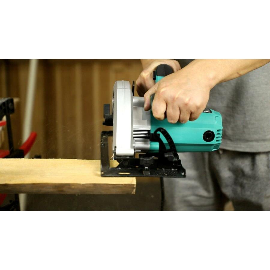 Circular Saw - 21A PEAK GUARANTEED POWER + 3pc 7-1/4